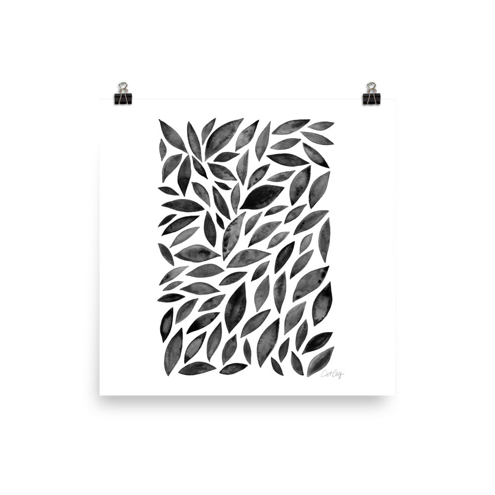 Diamond Leaves - Black