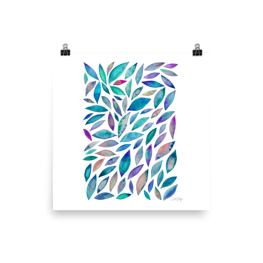 Diamond Leaves - Indigo