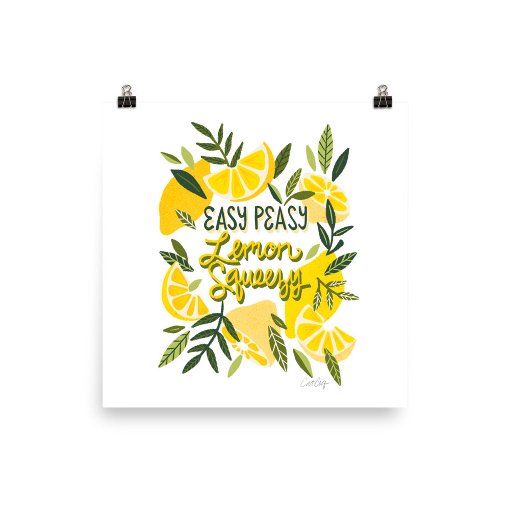 Easy Peasy Lemon Squeezy Citrus - Yellow Green