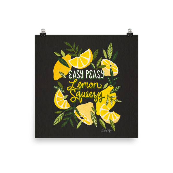 Easy Peasy Lemon Squeezy Citrus - Charcoal