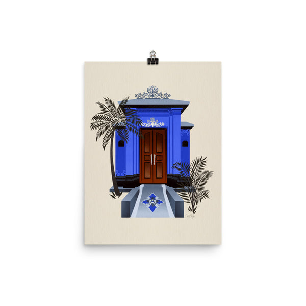 Balinese Doorway - Blue