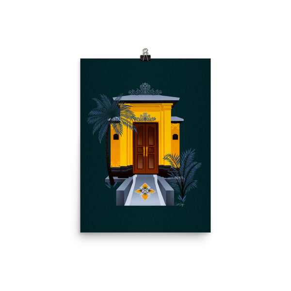 Balinese Doorway - Teal