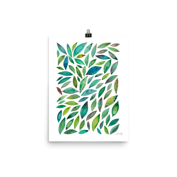 Diamond Leaves - Green