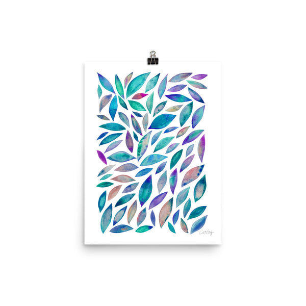 Diamond Leaves - Indigo