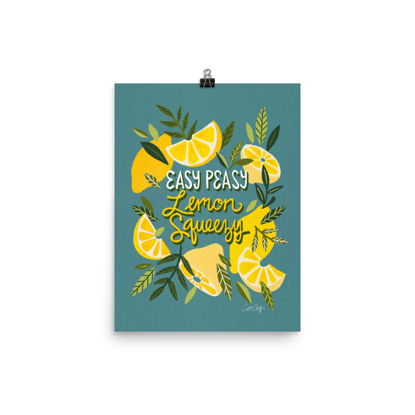 Easy Peasy Lemon Squeezy Citrus- Blue