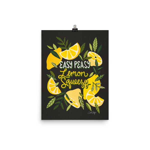 Easy Peasy Lemon Squeezy Citrus - Charcoal