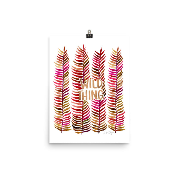 Wild Thing Seaweed Stems – Red & Rose Gold