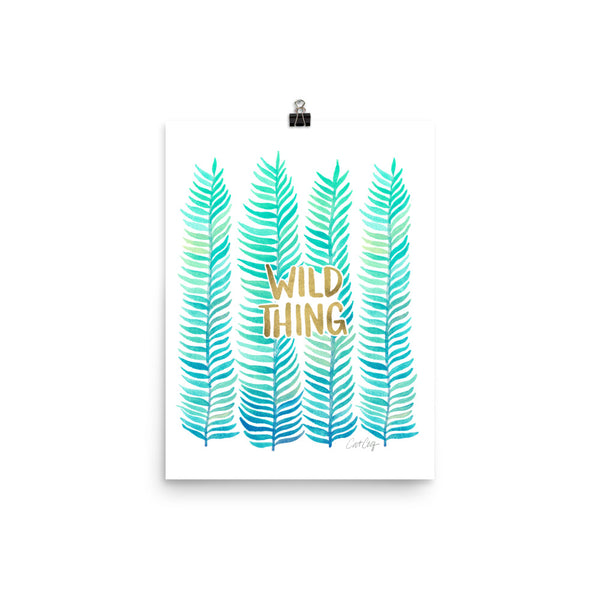 Wild Thing Seaweed Stems – Turquoise & Gold