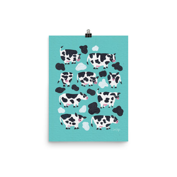 Cow Collection – Turquoise