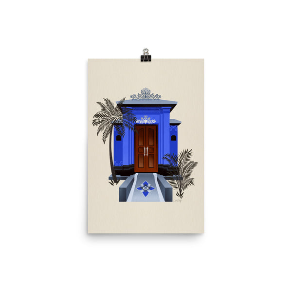 Balinese Doorway - Blue