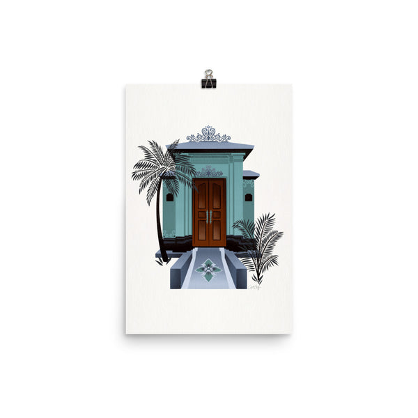 Balinese Doorway - Mint