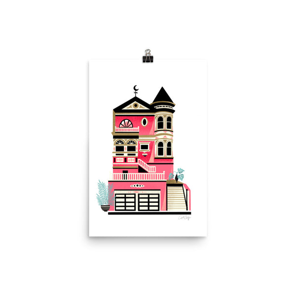 Victorian Home - Hot Pink