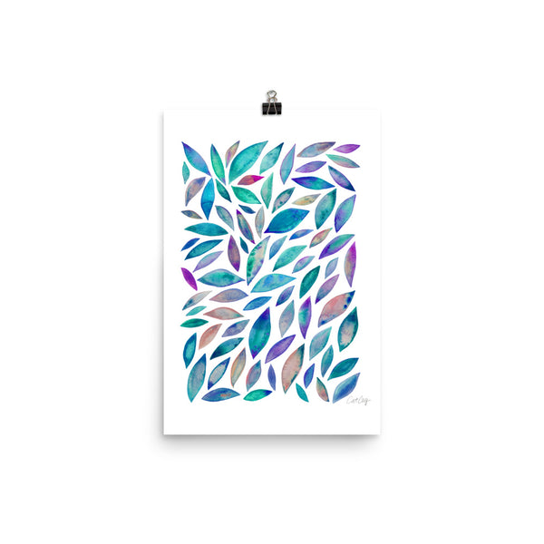 Diamond Leaves - Indigo