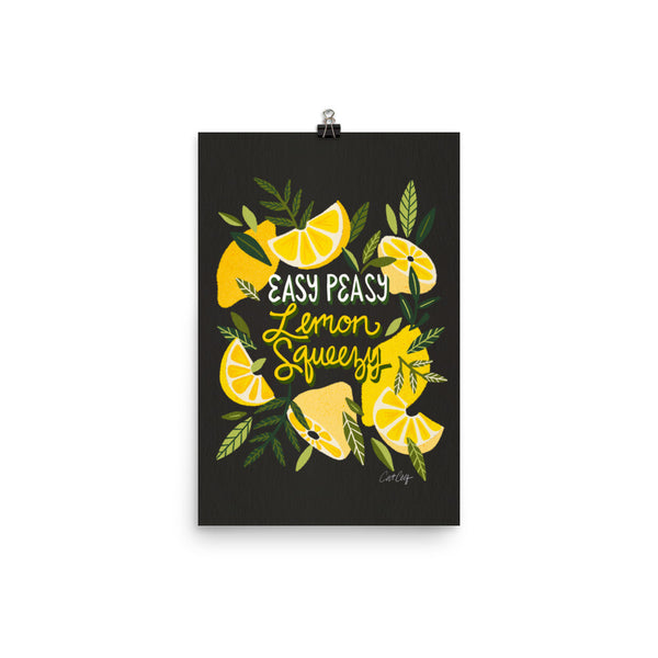 Easy Peasy Lemon Squeezy Citrus - Charcoal