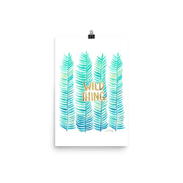 Wild Thing Seaweed Stems – Turquoise & Gold