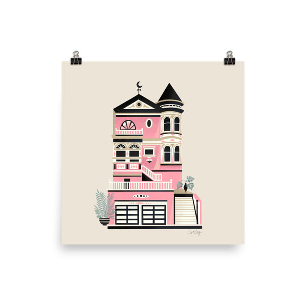 Victorian Home - Blush and Black