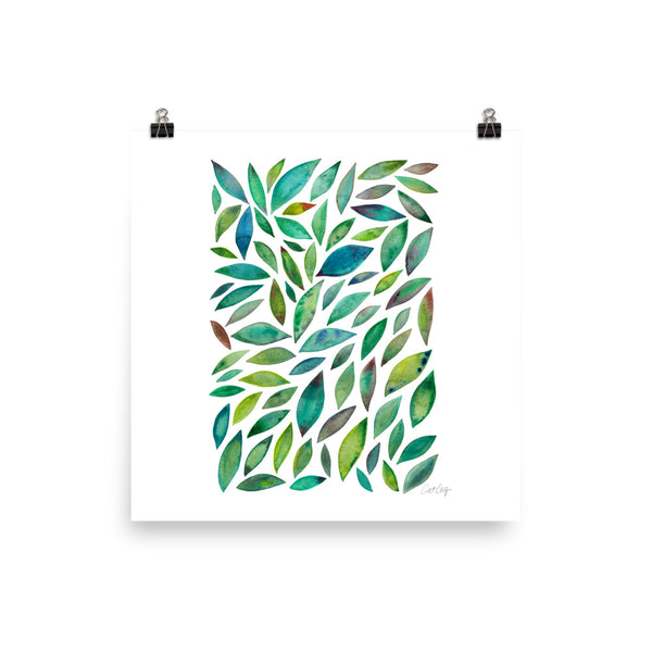 Diamond Leaves - Green