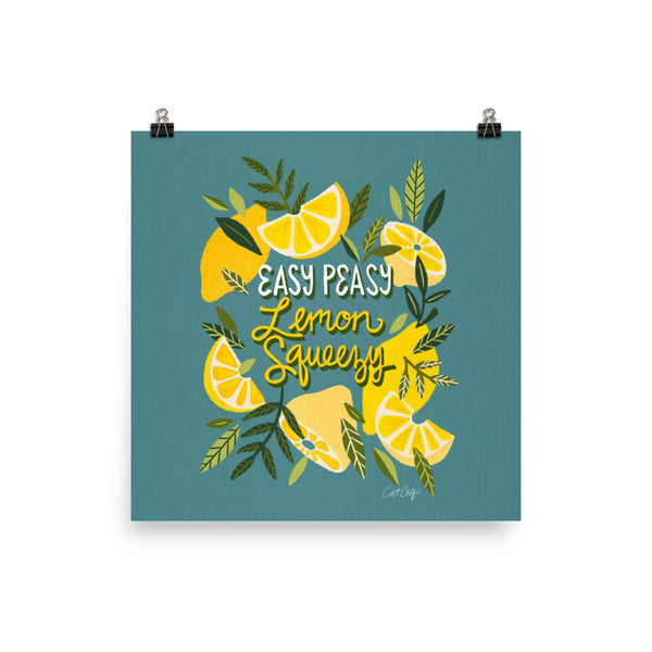Easy Peasy Lemon Squeezy Citrus- Blue
