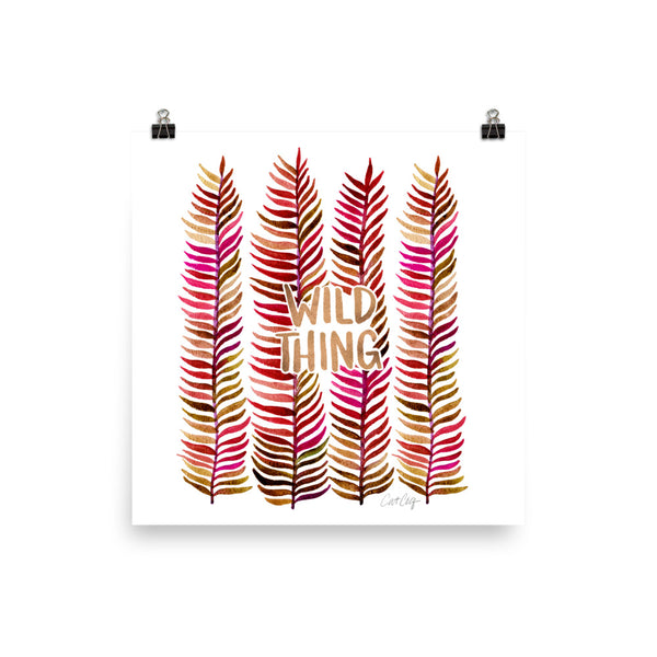 Wild Thing Seaweed Stems – Red & Rose Gold