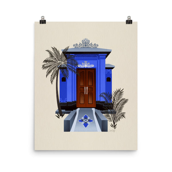 Balinese Doorway - Blue