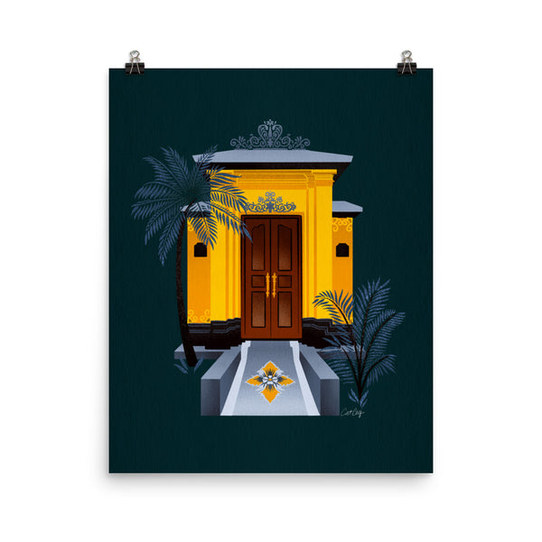 Balinese Doorway - Teal