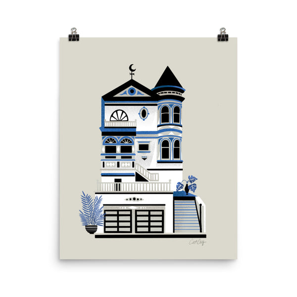 Victorian Home - Blue