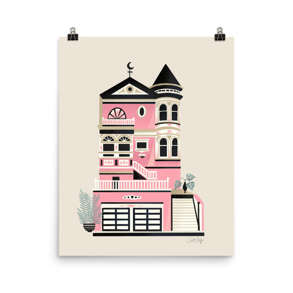 Victorian Home - Blush and Black