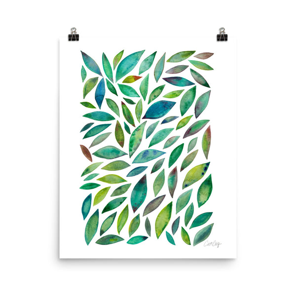 Diamond Leaves - Green