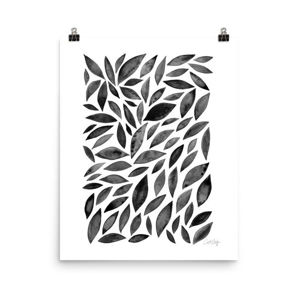Diamond Leaves - Black