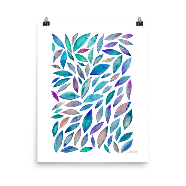 Diamond Leaves - Indigo