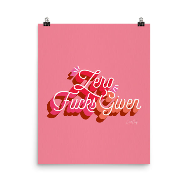 Zero F*cks Given – Pink Palette