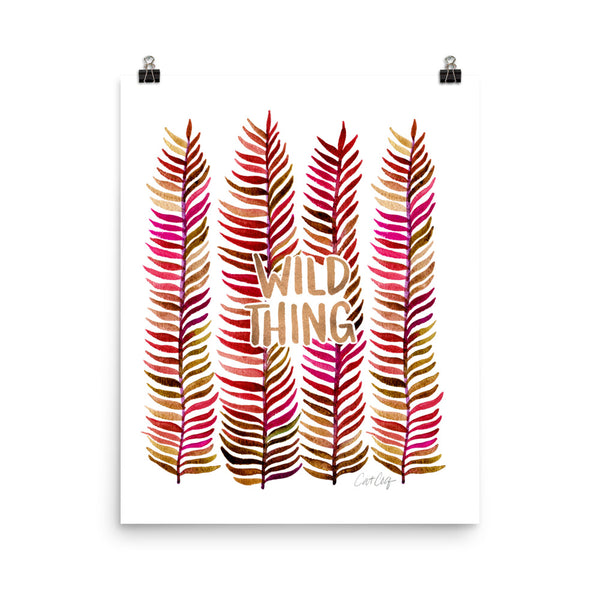 Wild Thing Seaweed Stems – Red & Rose Gold
