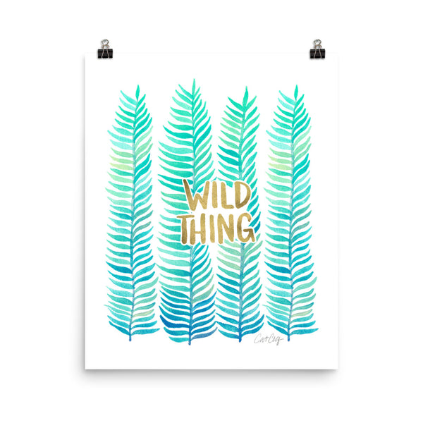 Wild Thing Seaweed Stems – Turquoise & Gold