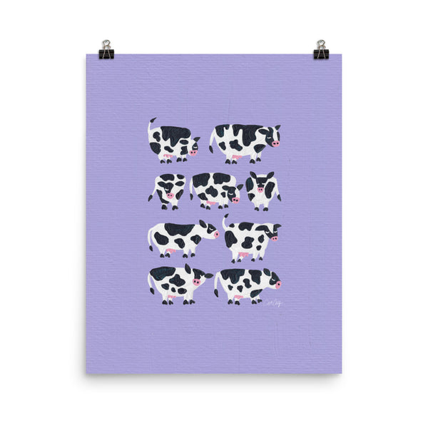 Cow Collection – Periwinkle