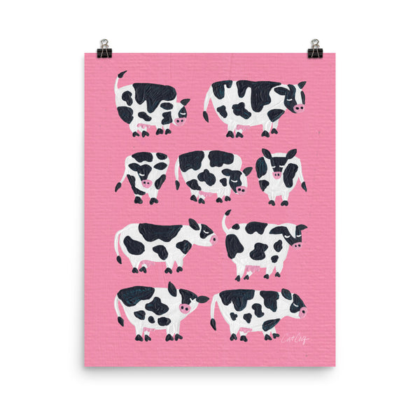 Cow Collection – Pink