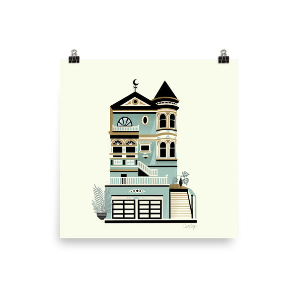 Victorian Home - Mint Gold