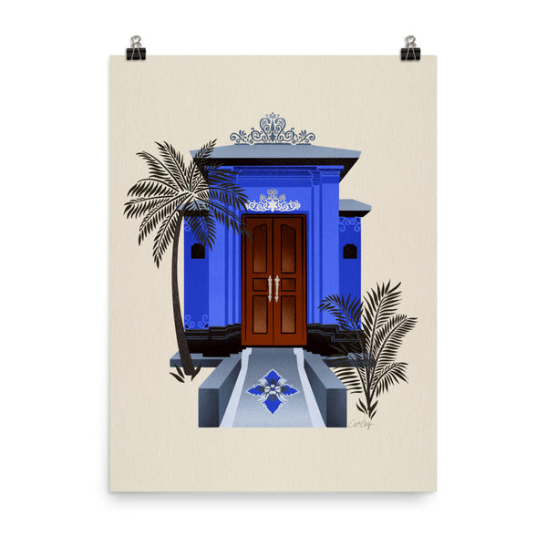 Balinese Doorway - Blue