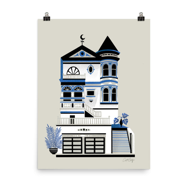 Victorian Home - Blue