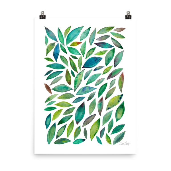 Diamond Leaves - Green