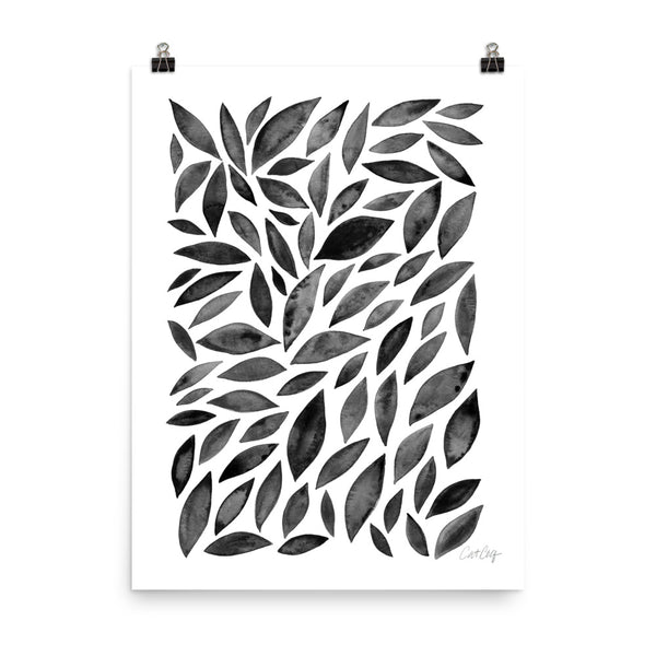 Diamond Leaves - Black