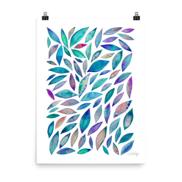 Diamond Leaves - Indigo