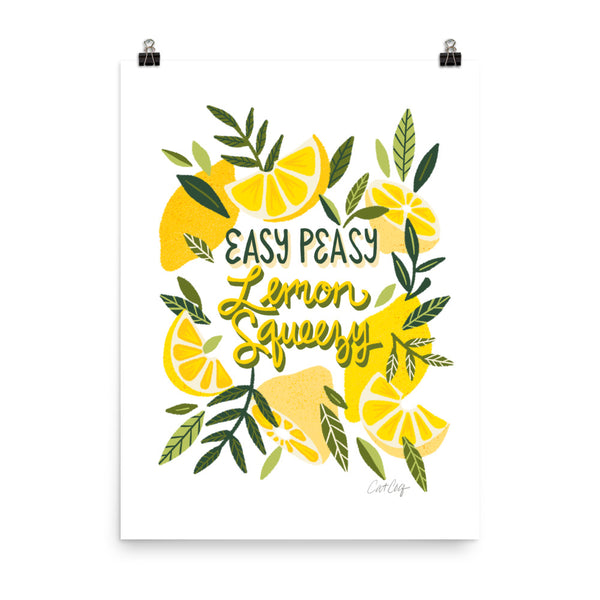 Easy Peasy Lemon Squeezy Citrus - Yellow Green