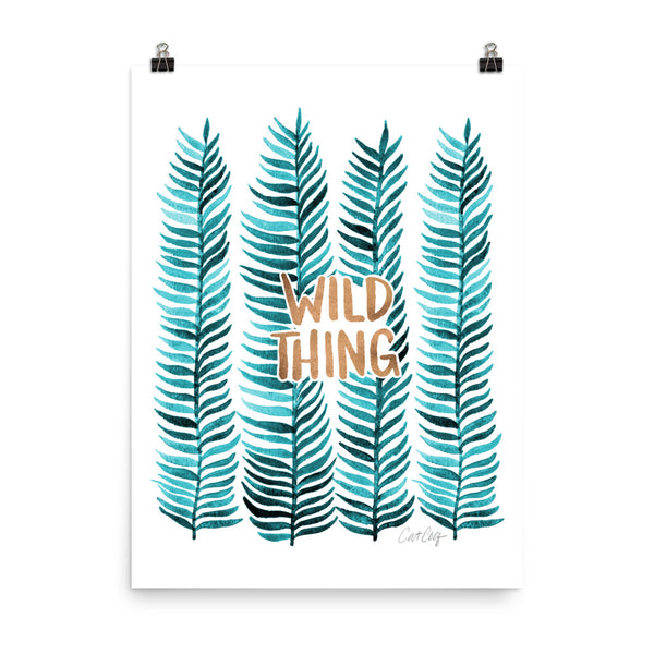 Wild Thing Seaweed Stems – Teal & Rose Gold