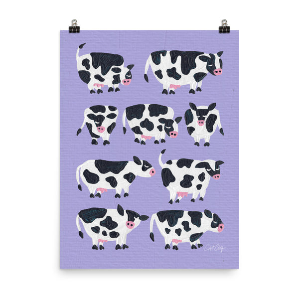 Cow Collection – Periwinkle