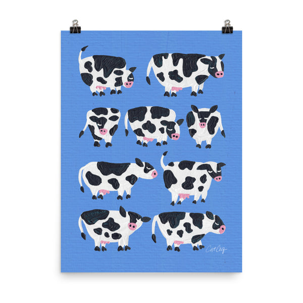 Cow Collection – Blue