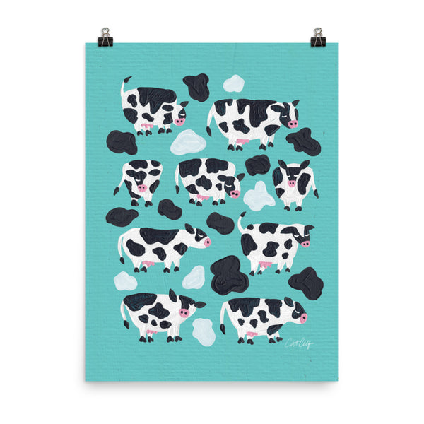 Cow Collection – Turquoise