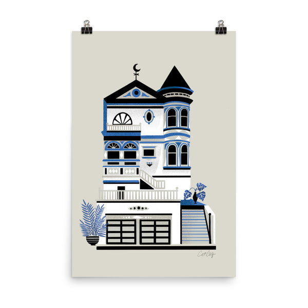 Victorian Home - Blue