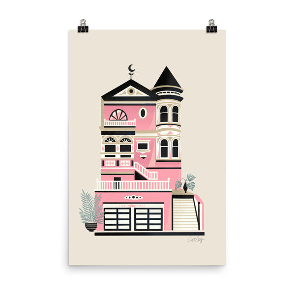 Victorian Home - Blush and Black