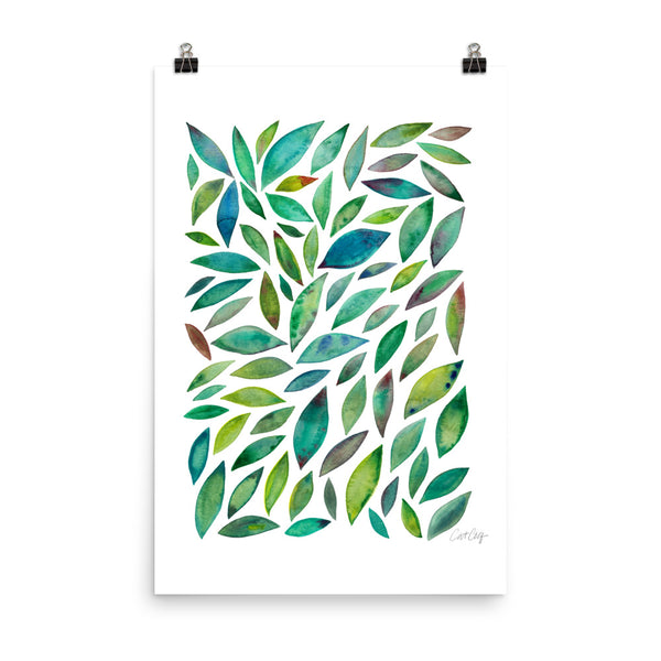 Diamond Leaves - Green