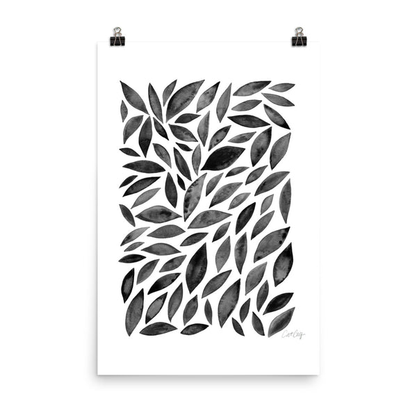 Diamond Leaves - Black